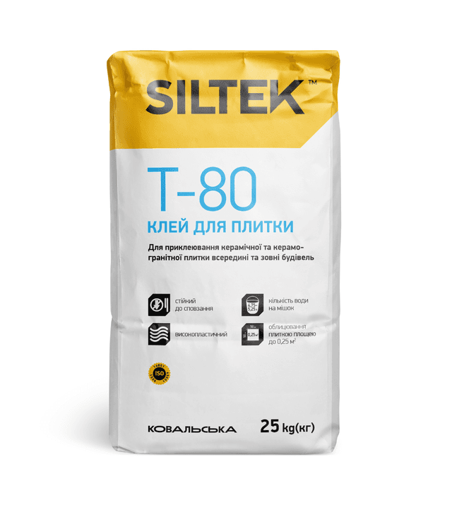 Клей для плитки Siltek Т- 80
