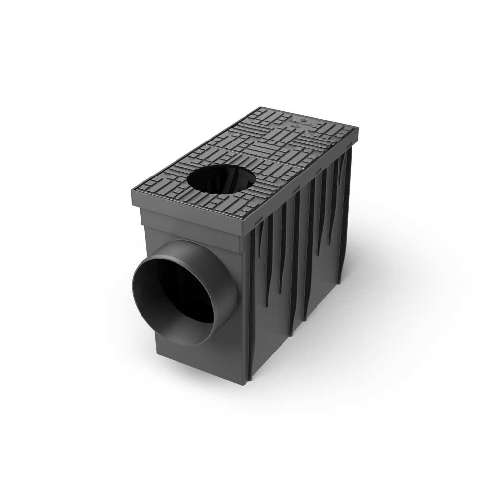 Бокс водостічний пластиковий Easy 140х310 з горизонтальним відводом 110