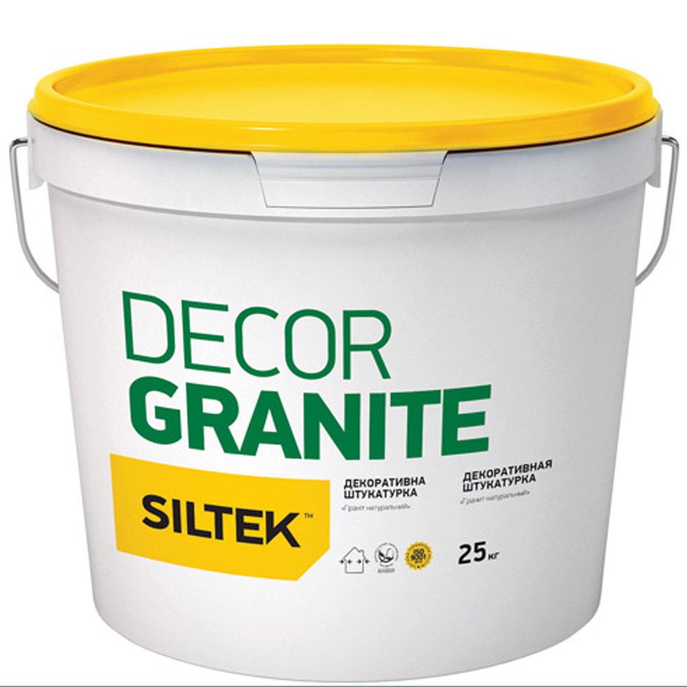 Штукатурка декоративна "граніт натуральний", колір "червоний" Siltek Decor Granite, 25кг