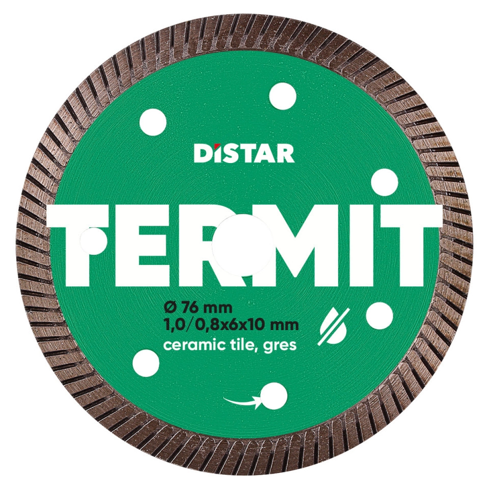 Алмазний диск для керамограніту Distar 76x1,0 Termit