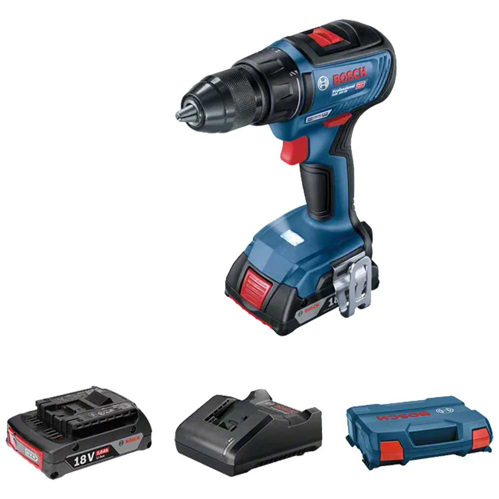 Дрель-шуруповерт Li-Ion 18 В Bosch GSR 18V-50