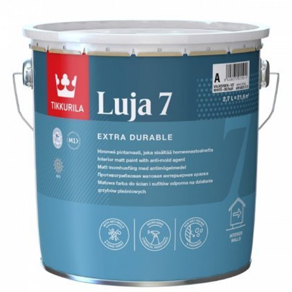 Фарба з екстремальною стійкістю до миття Luja Himmea (Луя), базис "A", 9 л
