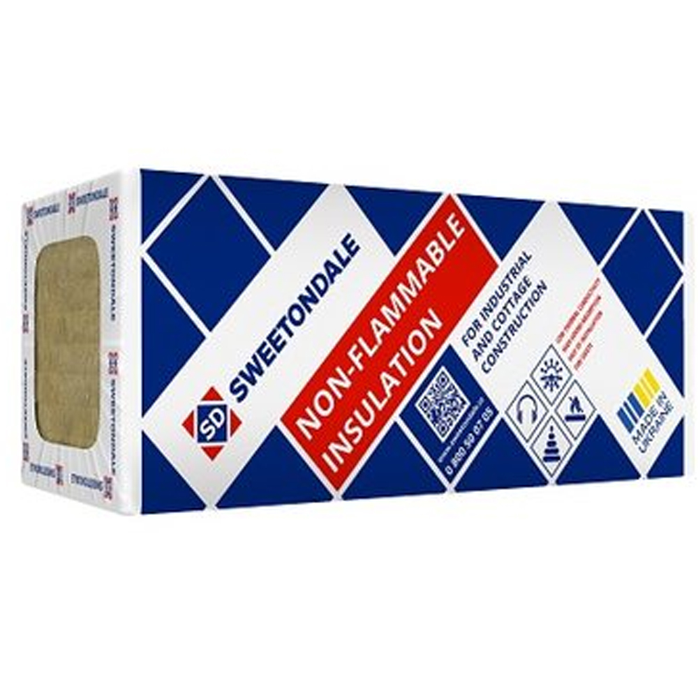 Базальтова вата Sweetondale 1200х600 THERMOWOOL FAS EFFECT (Технофас Ефект) 135 кг/м3