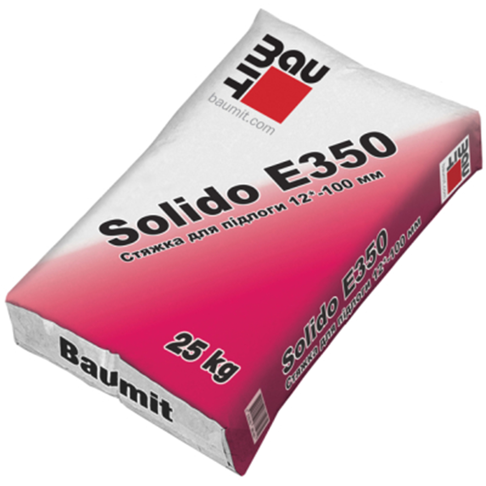 Baumit Solido E350 стяжка для підлоги (товщина від 12-100 мм), 25 кг