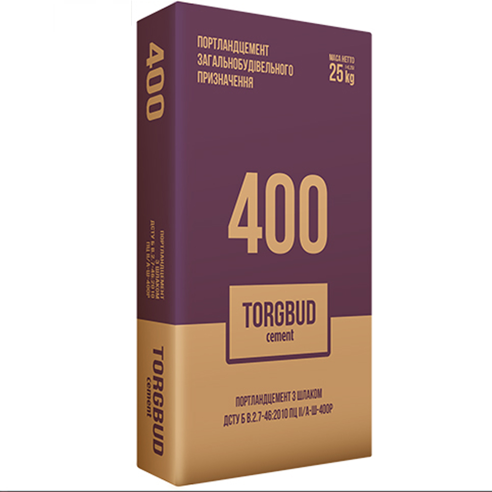 Цемент Polimin ПЦ II 400, 25 кг