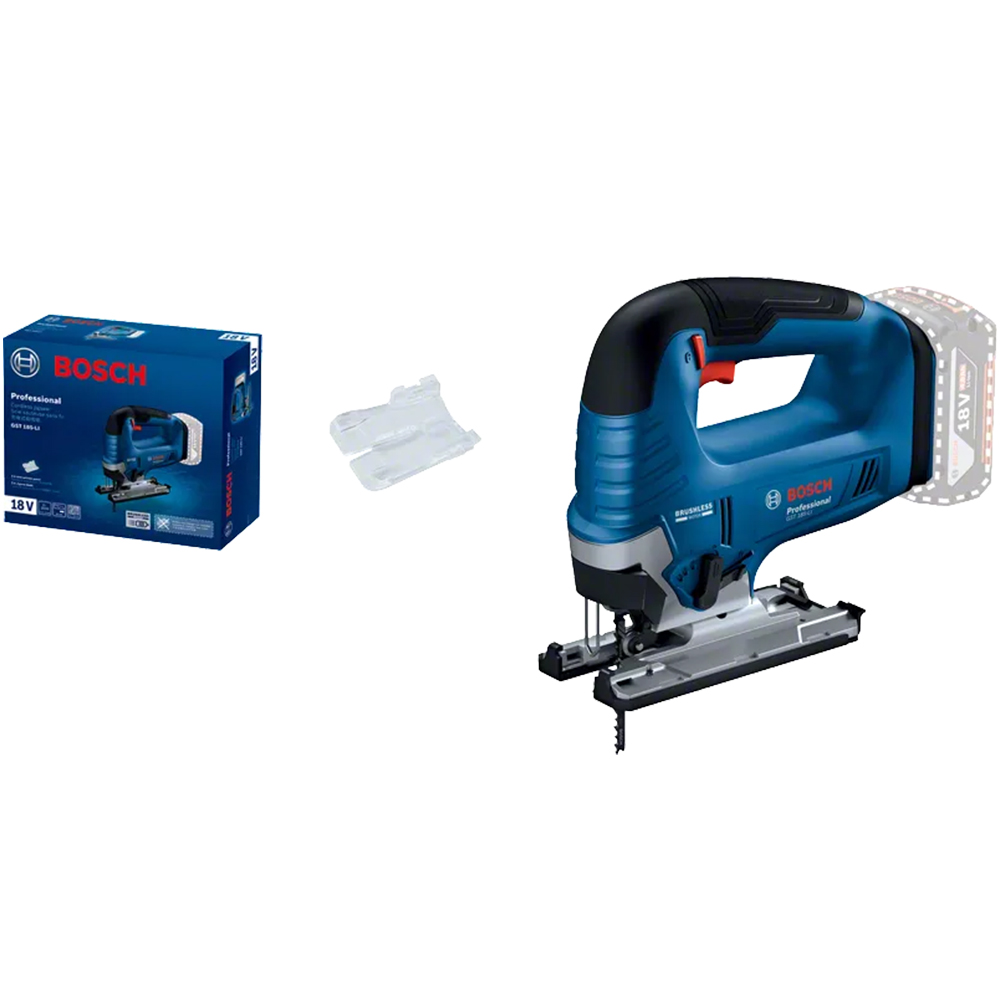 Пила лобзиковая Li-ion 18 В Bosch GST 185-LI, 1 x GBA 18V 4.0Ah, GAL 18V-20, кейс