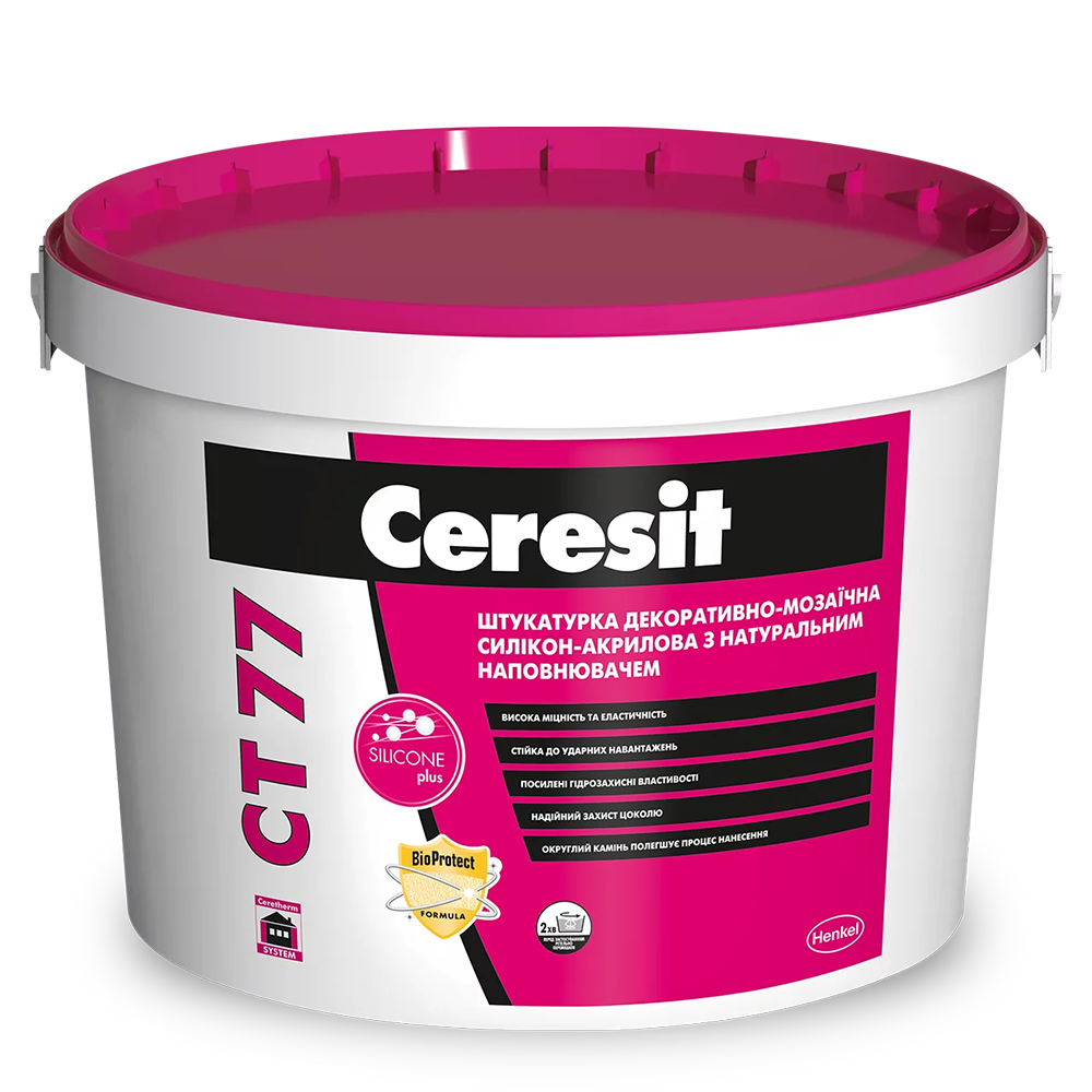 Штукатурка декоративна мозаїчна Ceresit CT 77 28кг