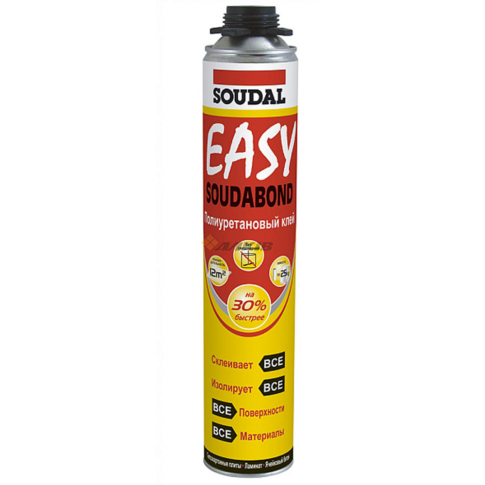 Soudal Soudabond Easy GUN Поліуретановий клей в аерозолі, 750мл