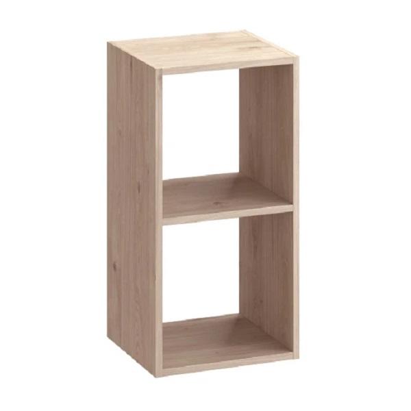 Стелаж настінно-підлоговий модульний MEBLIBUD KUB 2 секції