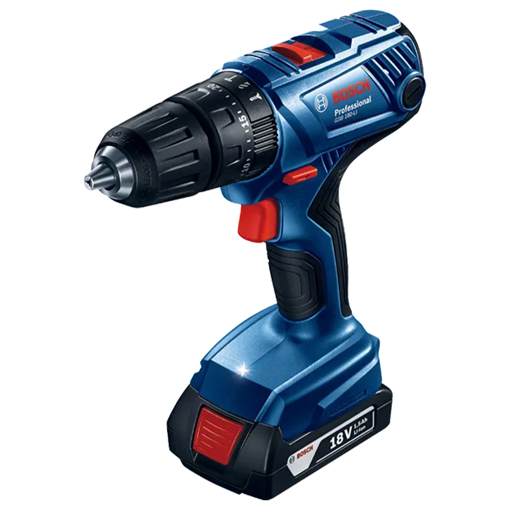 Ударний Дриль-шурупокрут Li-Ion 18 В Bosch GSB 180-LI