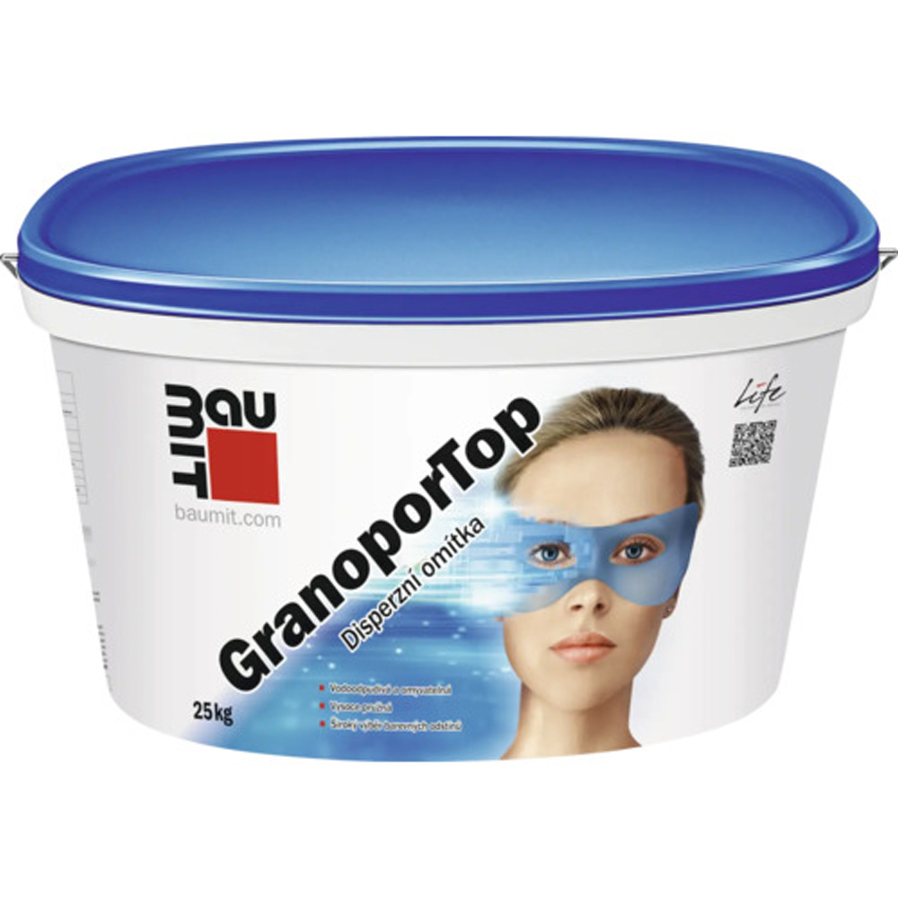 Baumit Granopor Top акрилова штукатурка 2R "короїд" (зерно 2,0мм)