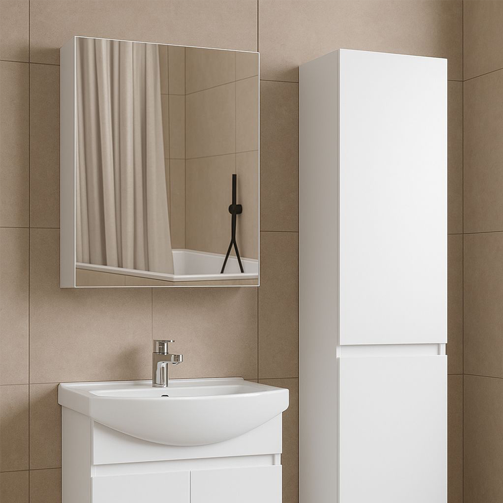 Дзеркальна шафа підвісна MEBLIBUD ERICA 70см правостороння/лівостороння