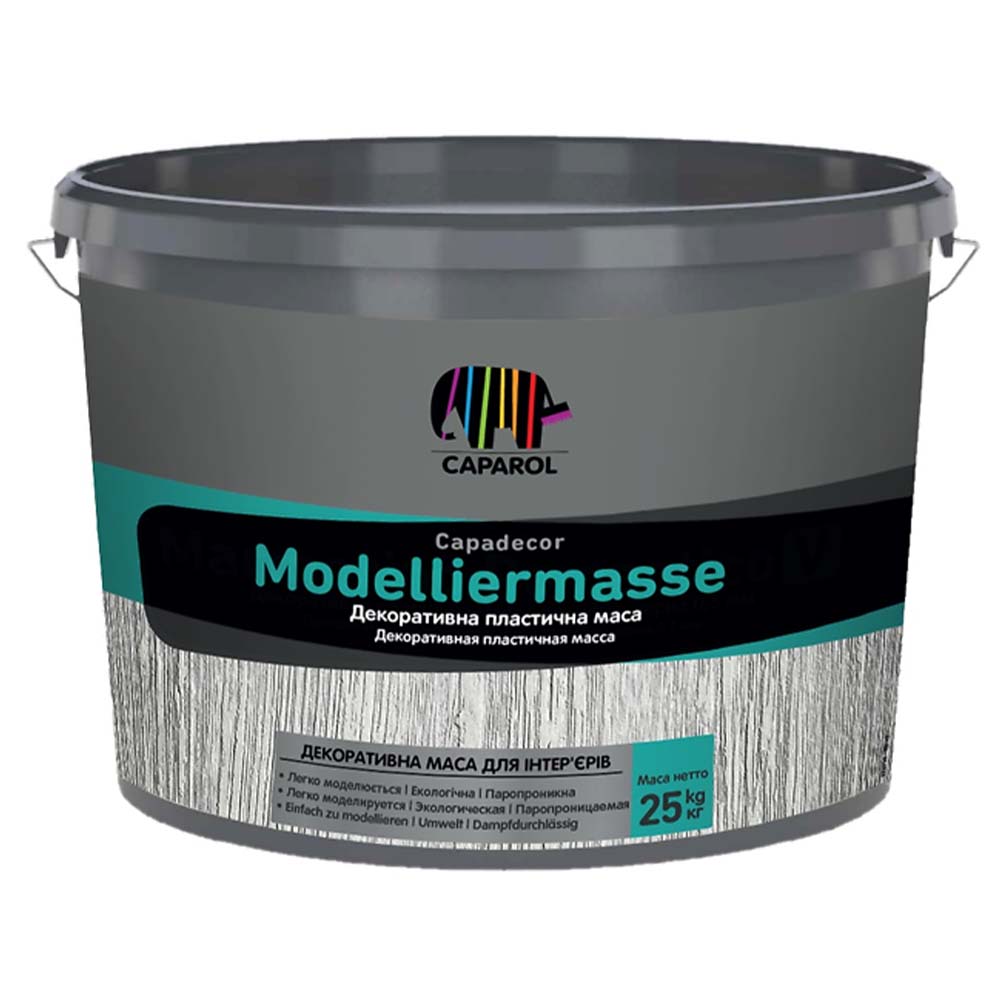 Декоративна шпаклівка інтер'єрна акрилова матова Caparol "Modelliermasse" Біла