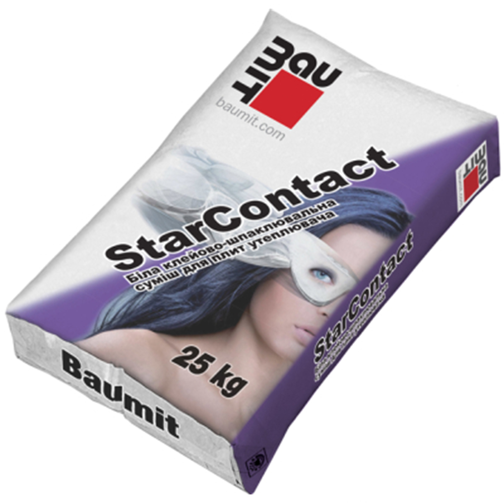 Baumit Star Contact суміш для прикл. і захисту утеплювача МВ, ППС плит 25 кг