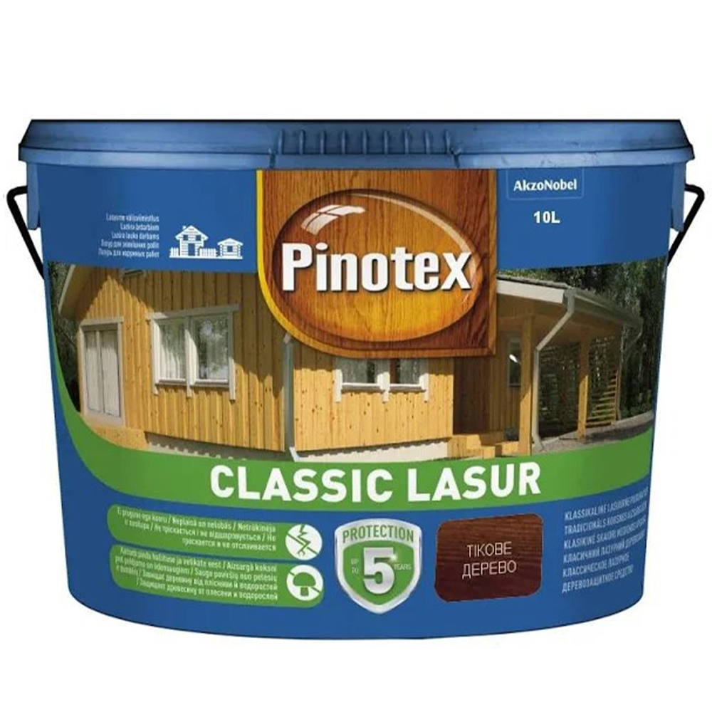 Декоративна фарба для захисту деревини PINOTEX CLASSIC, палісандр, 3 л