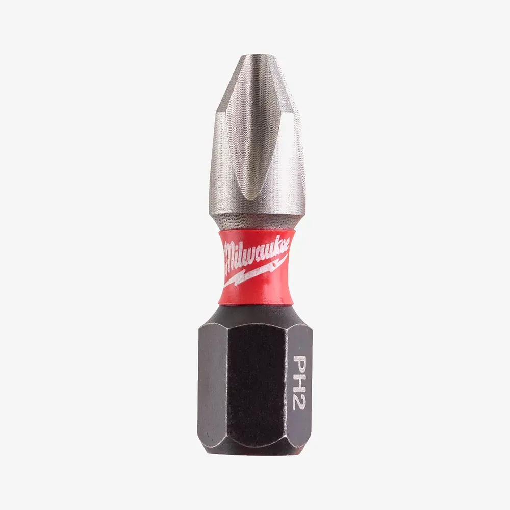 Біта SHOCKWAVE MILWAUKEE, PH2, 25мм, (25шт)