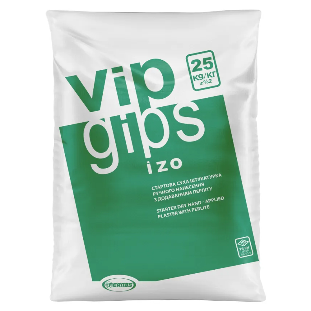 Vip Gips ІZO штукатурка гіпсова, 30 кг