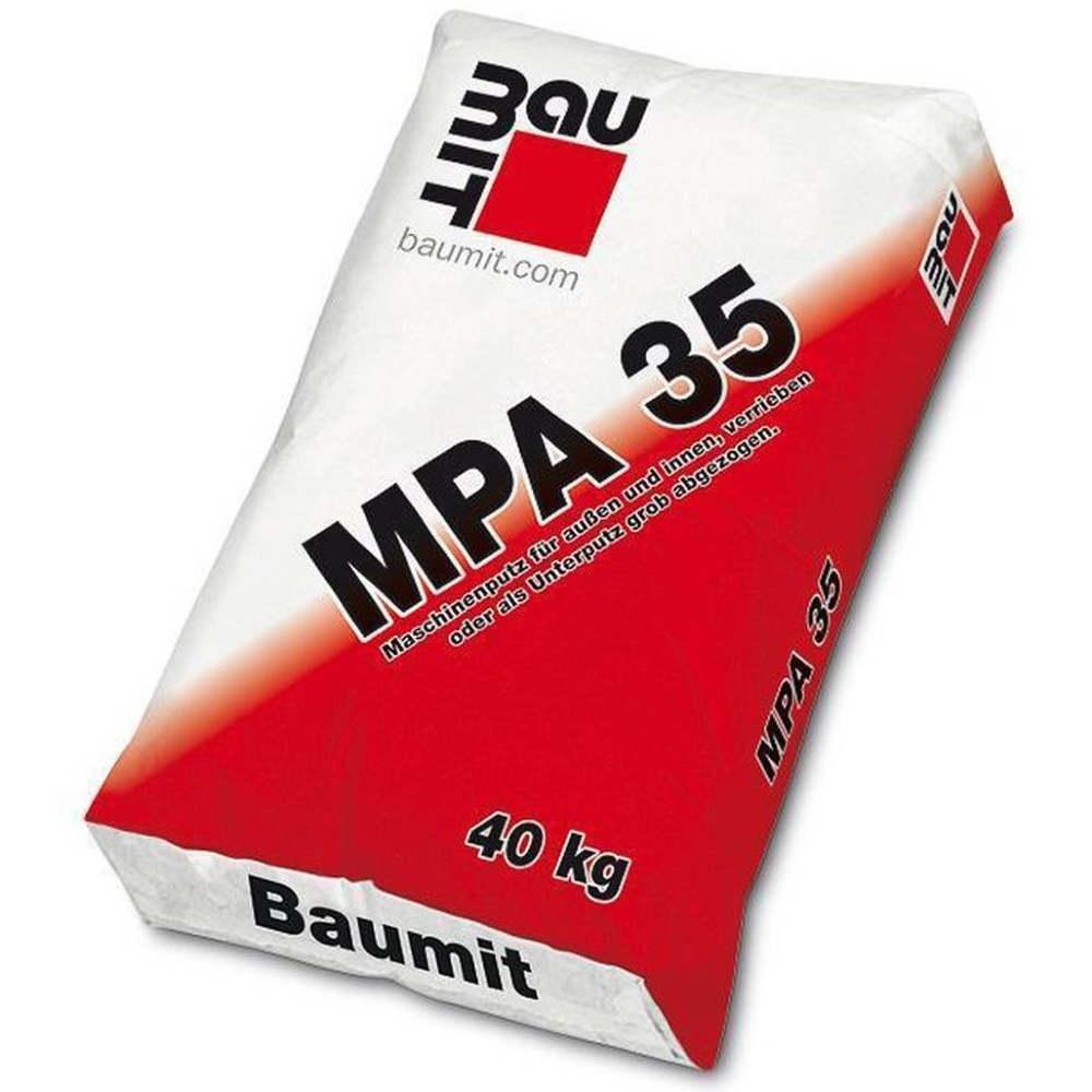 MPA-35 цементно-известковая штукатурная смесь для наружных работ 25 кг