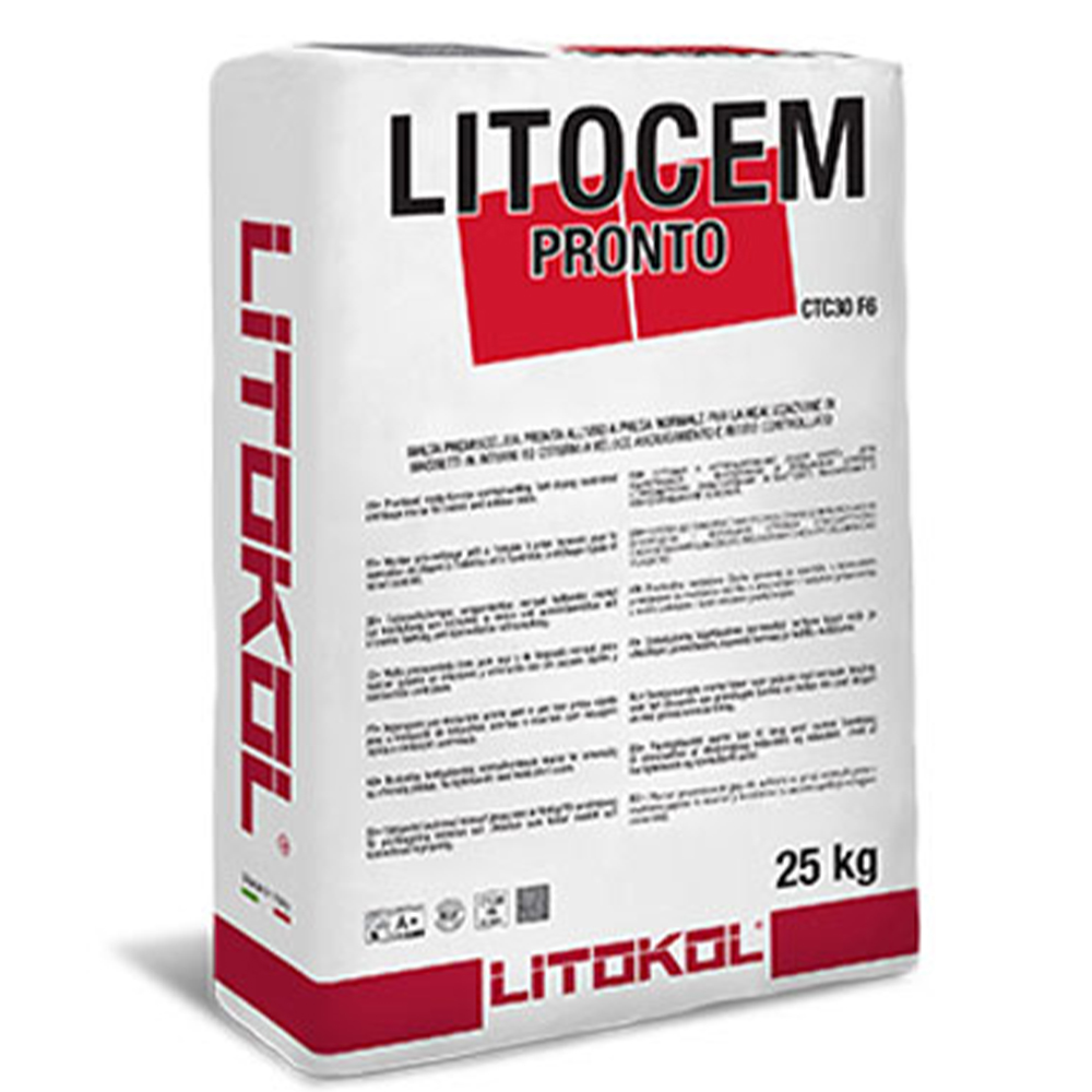 Готова суміш для стяжок Litocem Pronto, 25 кг