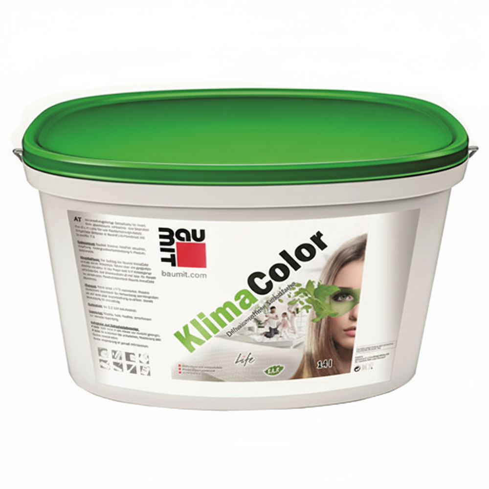 Baumit KlimaColor - интерьерная минеральная краска, 14 л