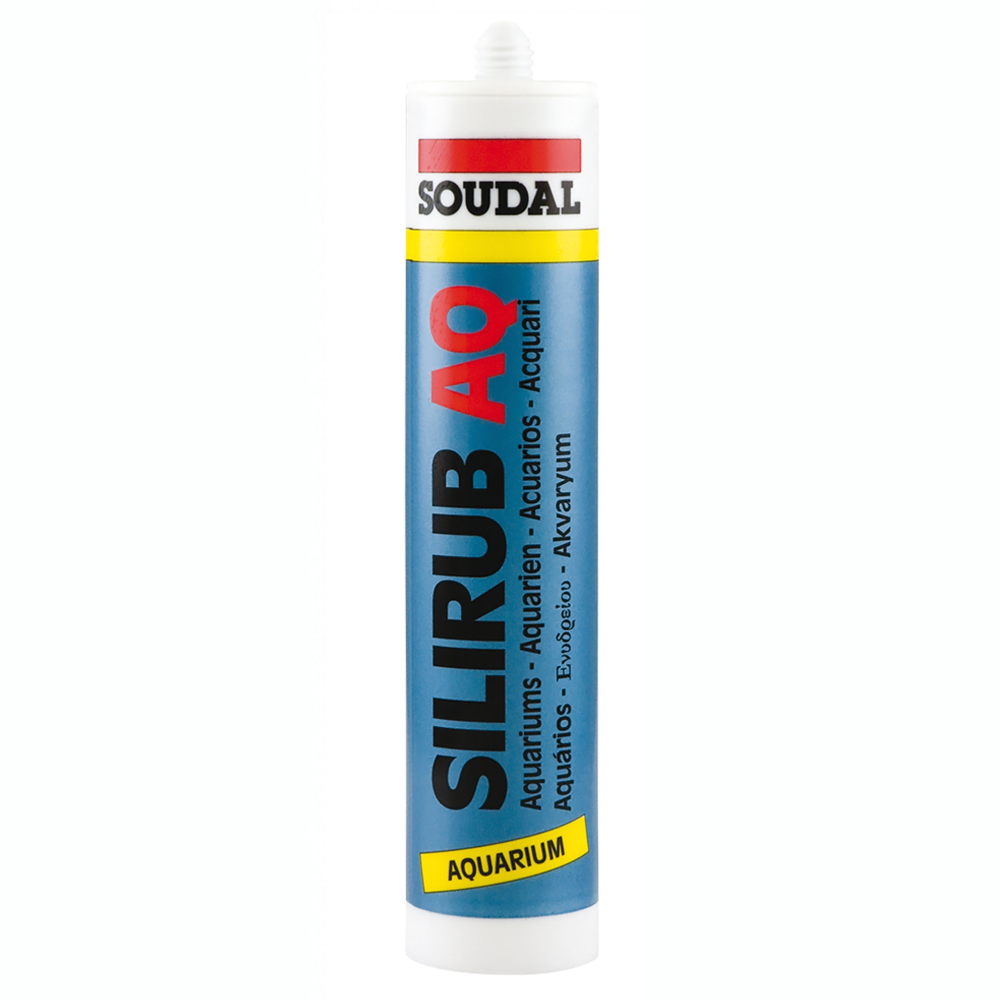 Soudal Silirub AQ Силікон для акваріумів чорний, 300мл