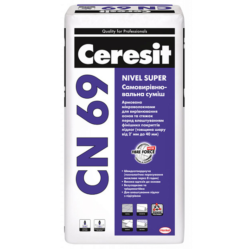 Ceresit CN 69 Самовирівнювальна суміш 2-40мм, 25 кг