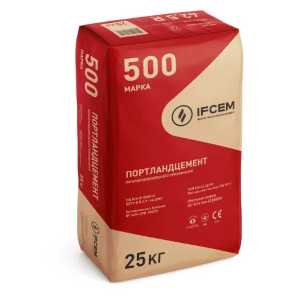 Цемент IFCEM CEM II/A-LL 42,5 (500) R Івано-Франківський