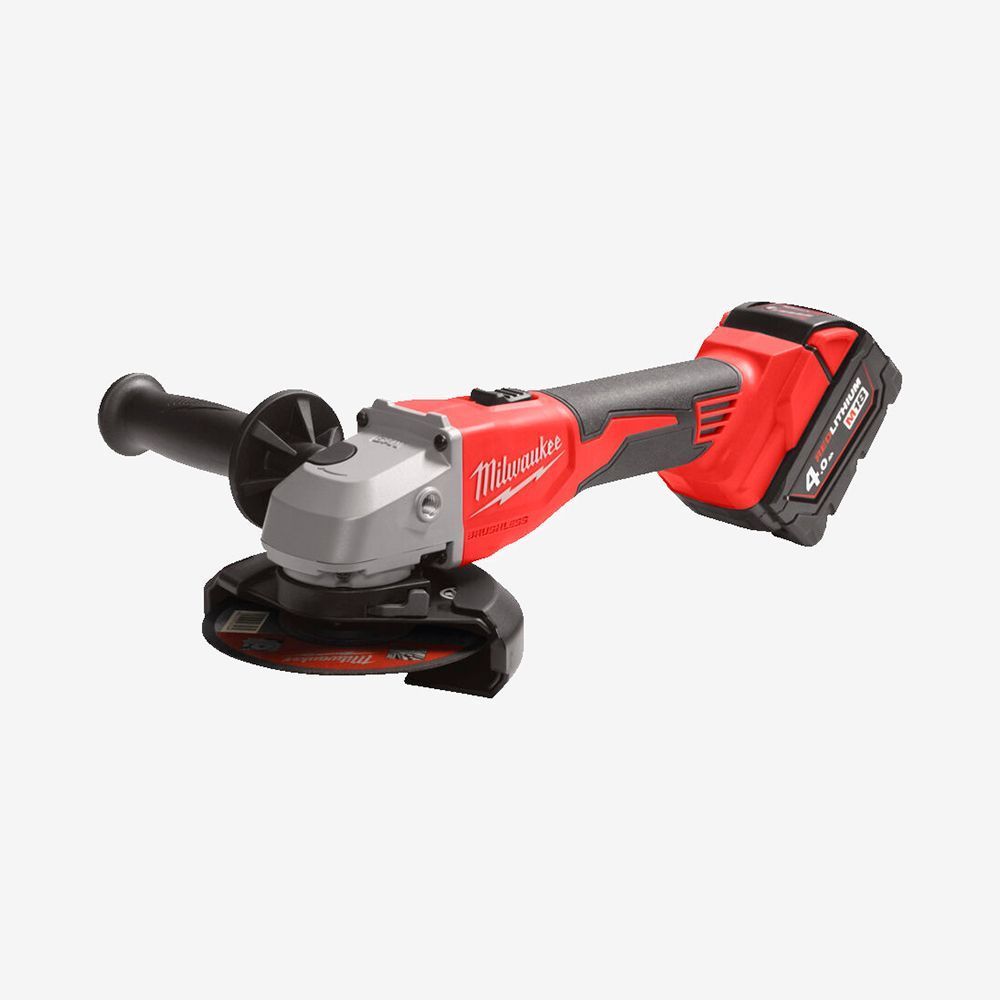 Шлифмашина угловая аккумуляторная MILWAUKEE, M18 BLSAG125X-402X, Ø125мм