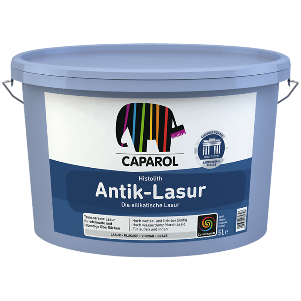 Декоративная матовая лессировка Caparol "Histolith Antik Lasur", 5 л