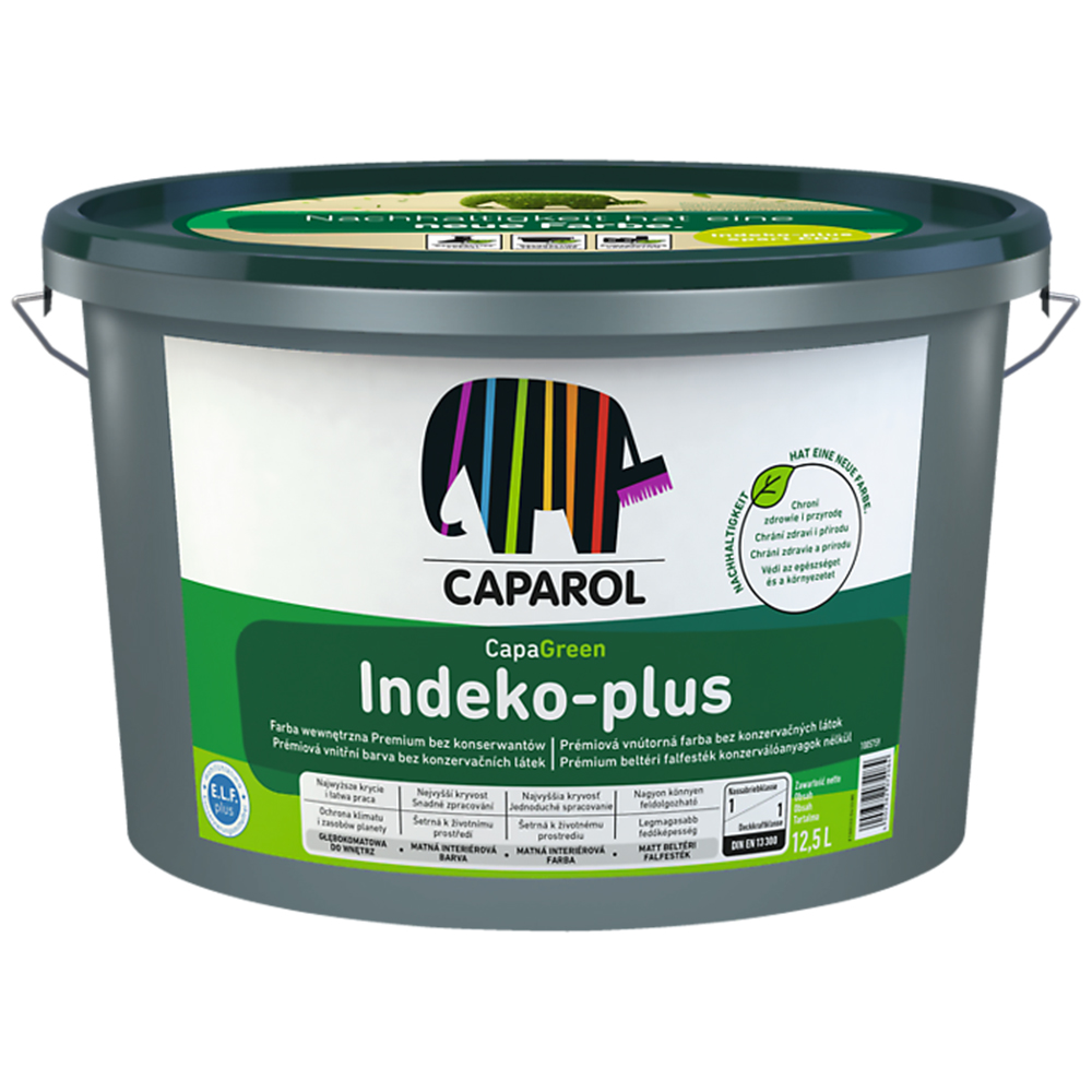 Фарба інтер'єрна акрилова глибоко-матова Caparol "CapaGreen Indeko-plus E.L.F. plus" Біла
