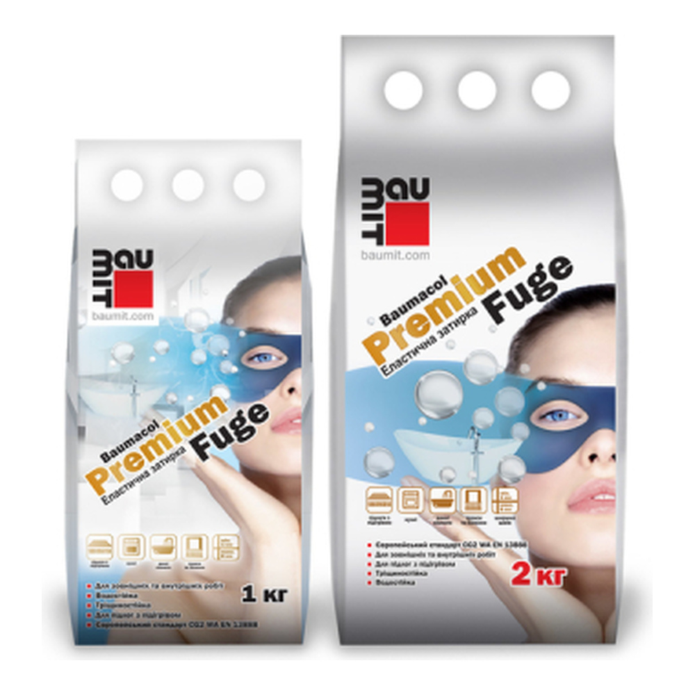 Baumit Premium Fuge затирка для швів 2 кг