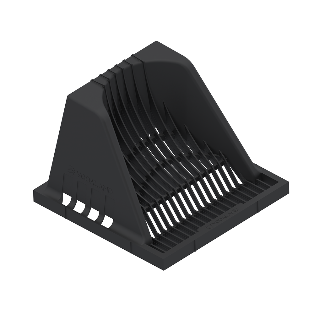 Решітка-надставка для дощоприймача Base 300х300 пластикова