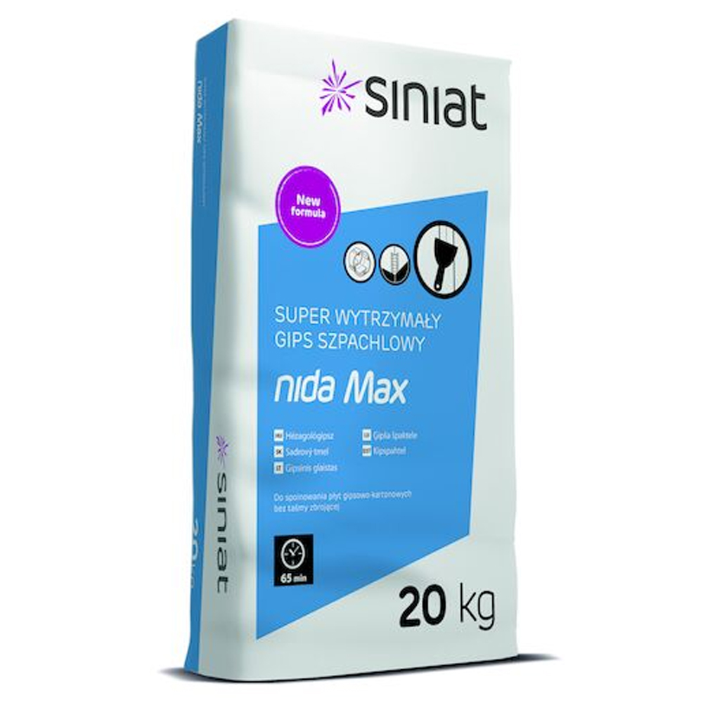 Гіпсова шпаклівка Nida Max 20 кг