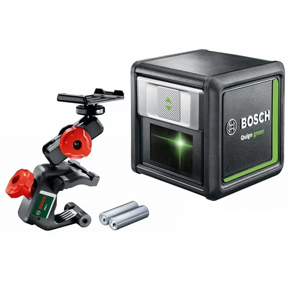 Лазерний нівелір Bosch Quigo Green+MM2
