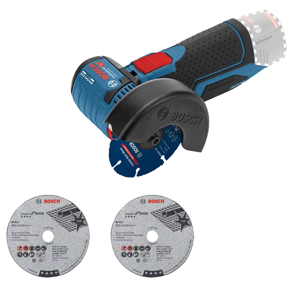 Угловая шлифмашина Li-Ion 12 В Bosch GWS 12V-76