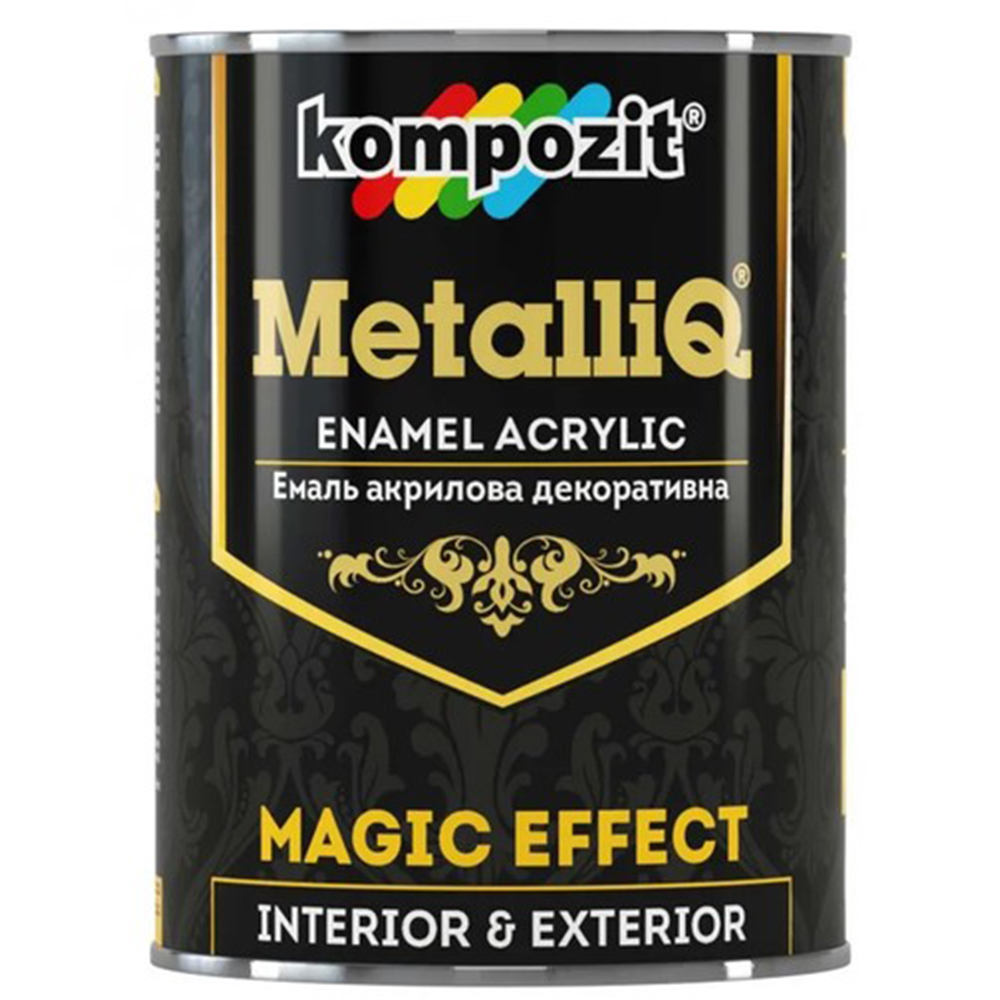Емаль акрилова MetalliQ, Блакитне сяйво, 12 кг