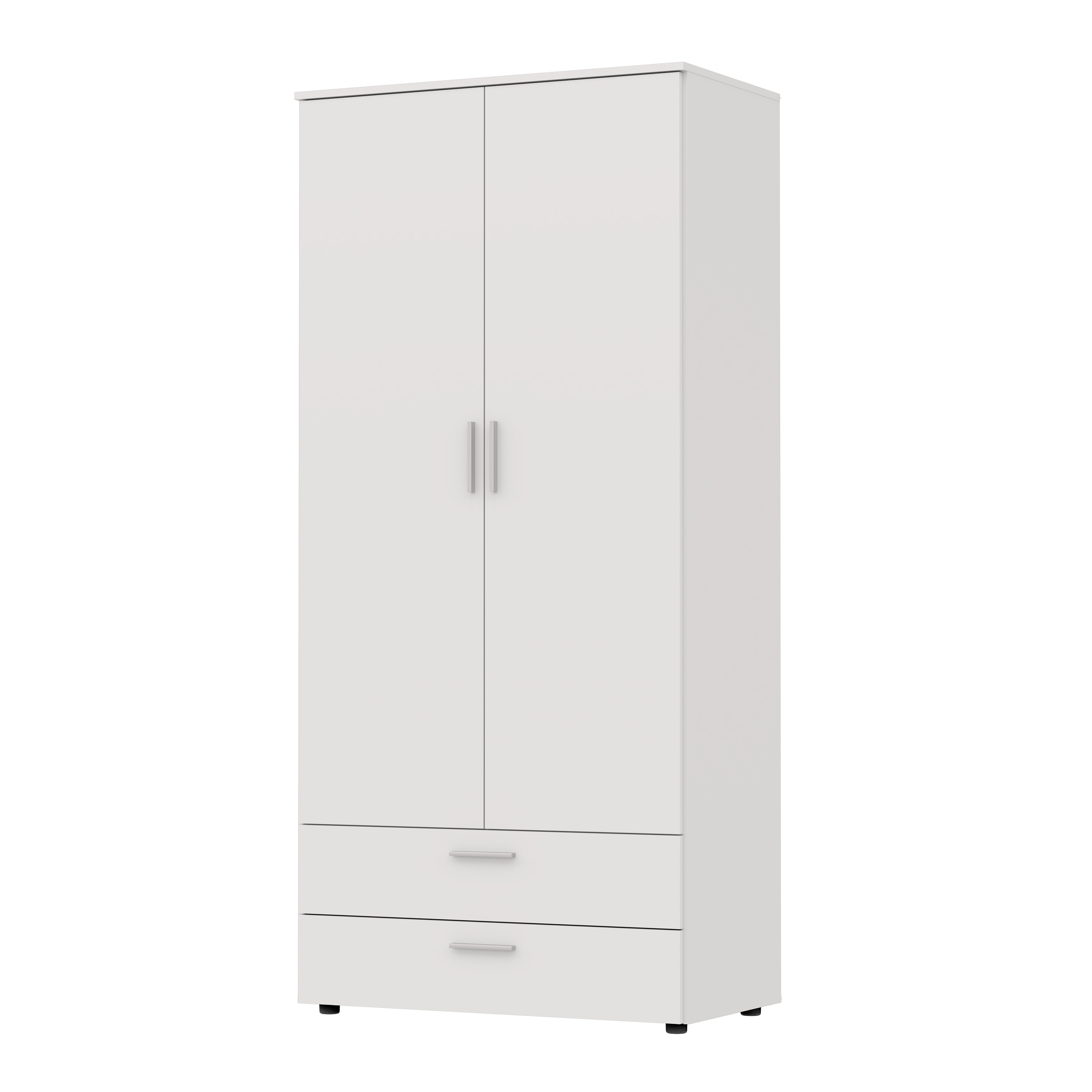 Шафа для одягу розпашна MEBLIBUD ШИК дводверна з 2-ма висувними ящиками 92.5х50х198.6см