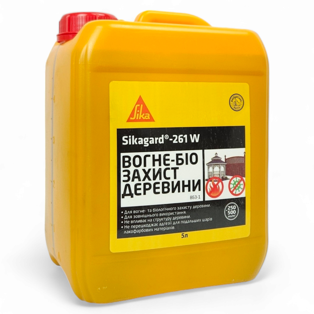 Sikagard-261W Біовогнезахист для деревини, 5л
