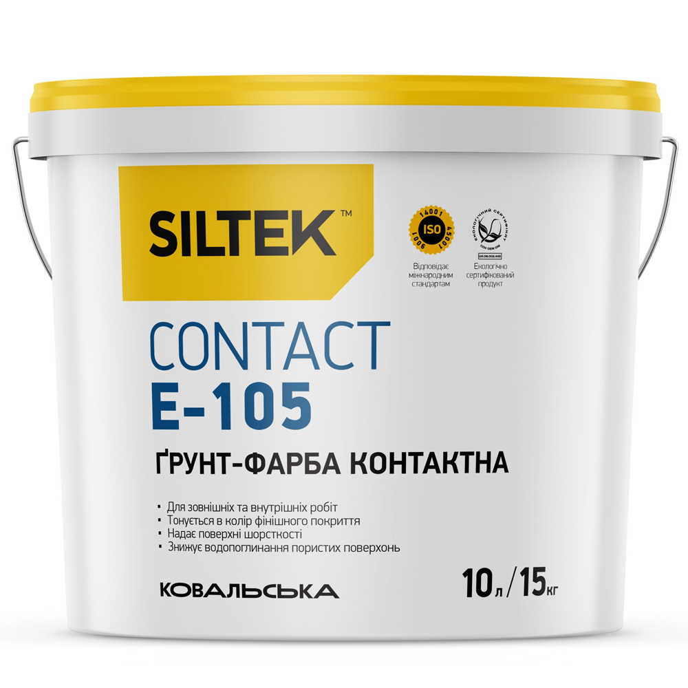 Грунтовка контактна Siltek Contact E-105, 5 л
