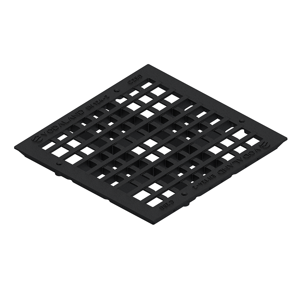 Решітка Base 400х400 чавунна чарункова C250 