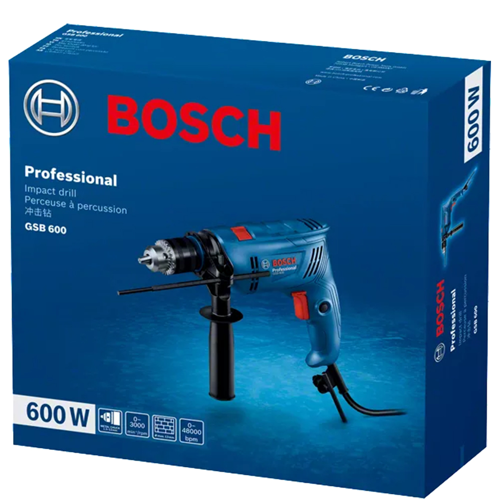 Дрель ударная Bosch GSB 600