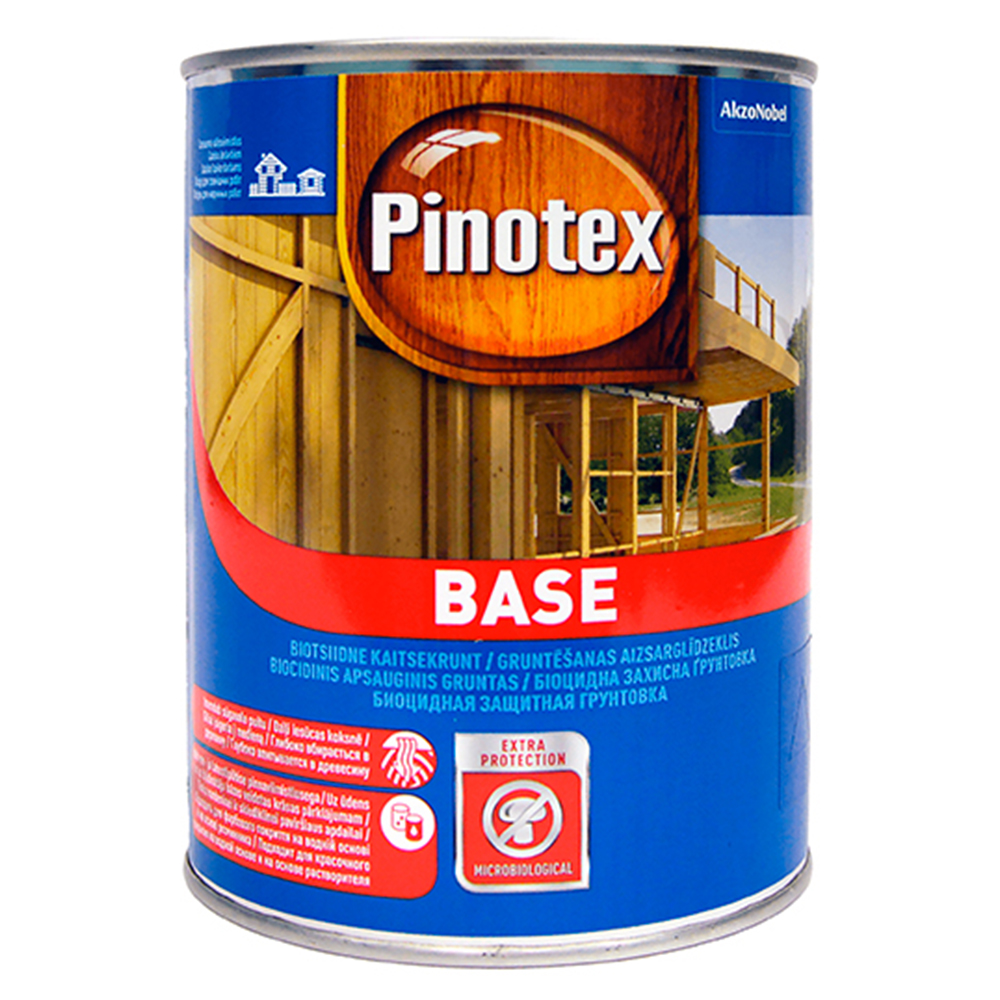 Безбарвна грунтовка PINOTEX BASE, 10 л