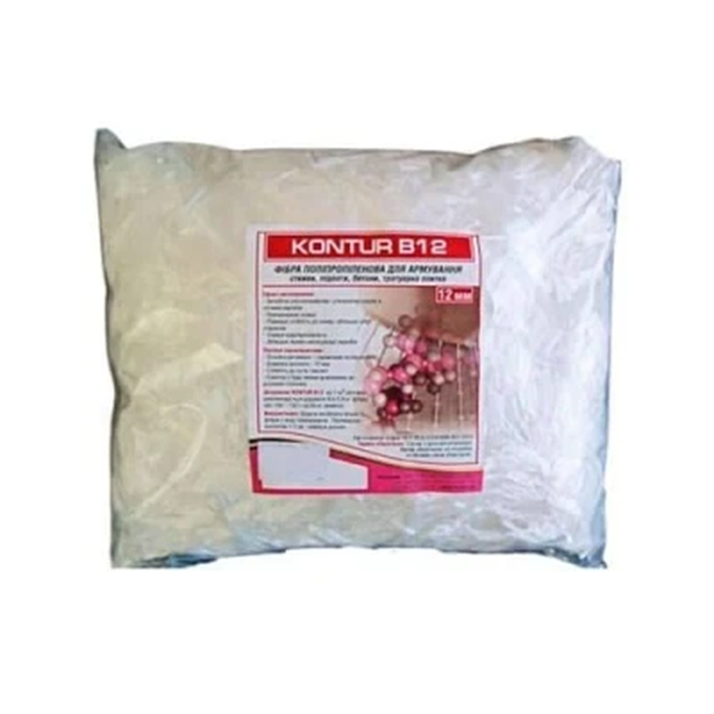 Фібра поліпропіленова KONTUR-В12 900гр