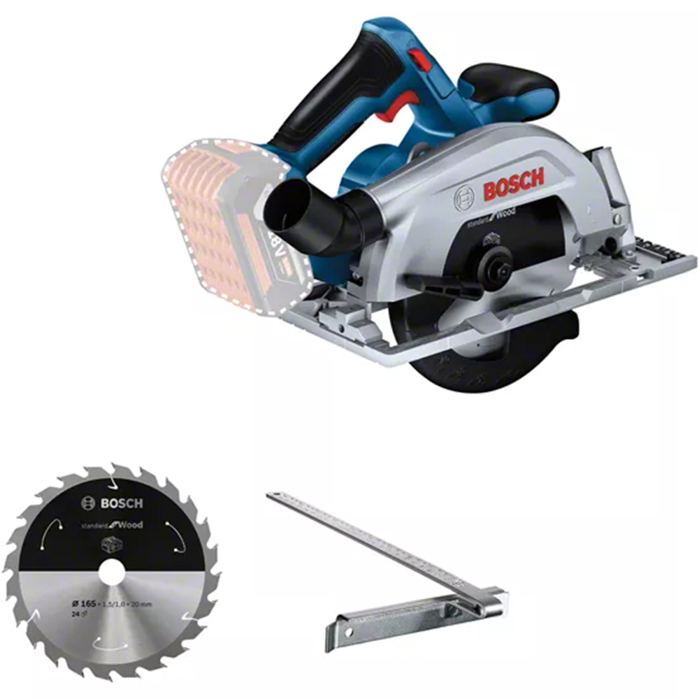 Пилка дисковая Li-Ion 18 В Bosch GKS 185-LI соло