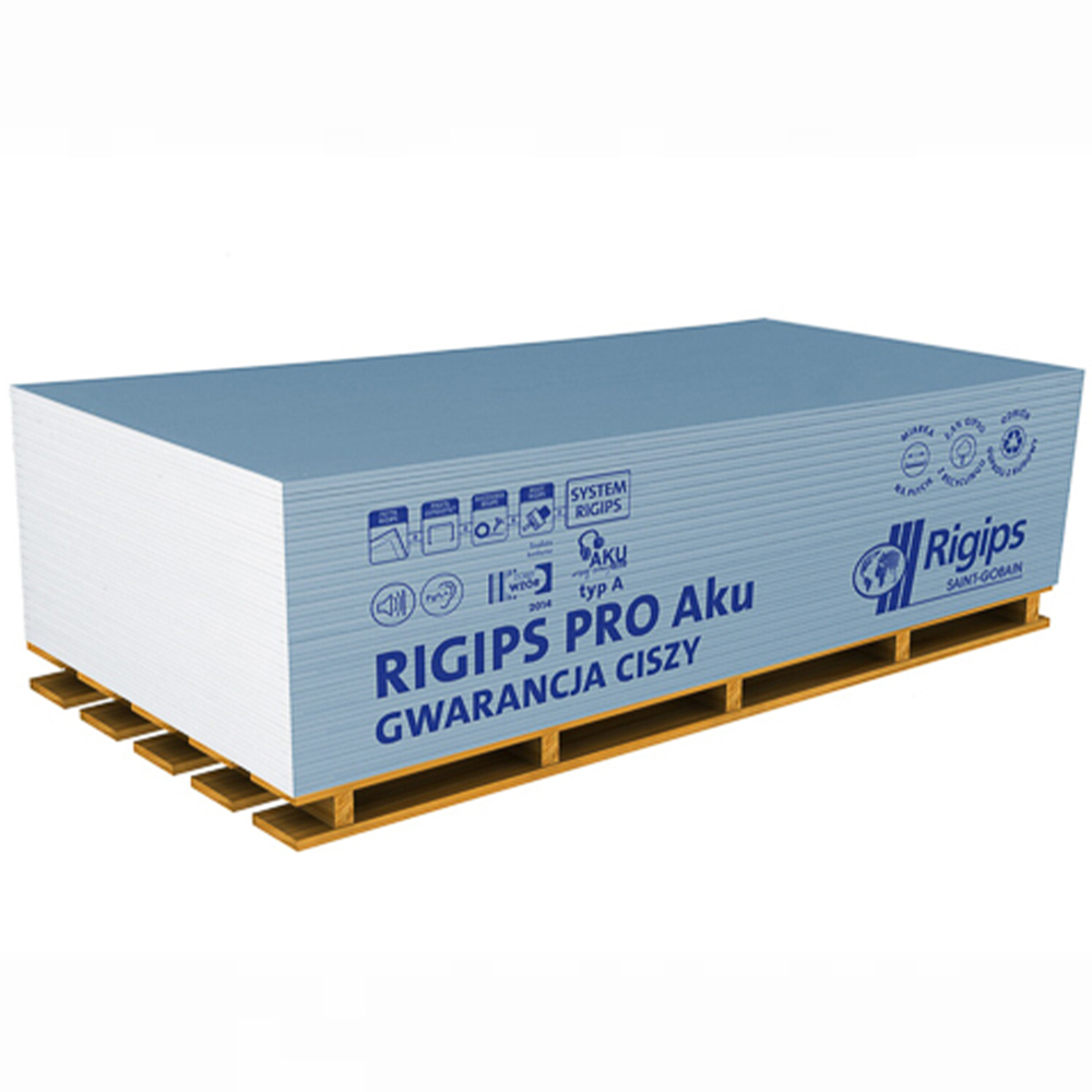 Акустичний гіпсокартон RIGIPS Pro AKU 12,5*1200*2000мм