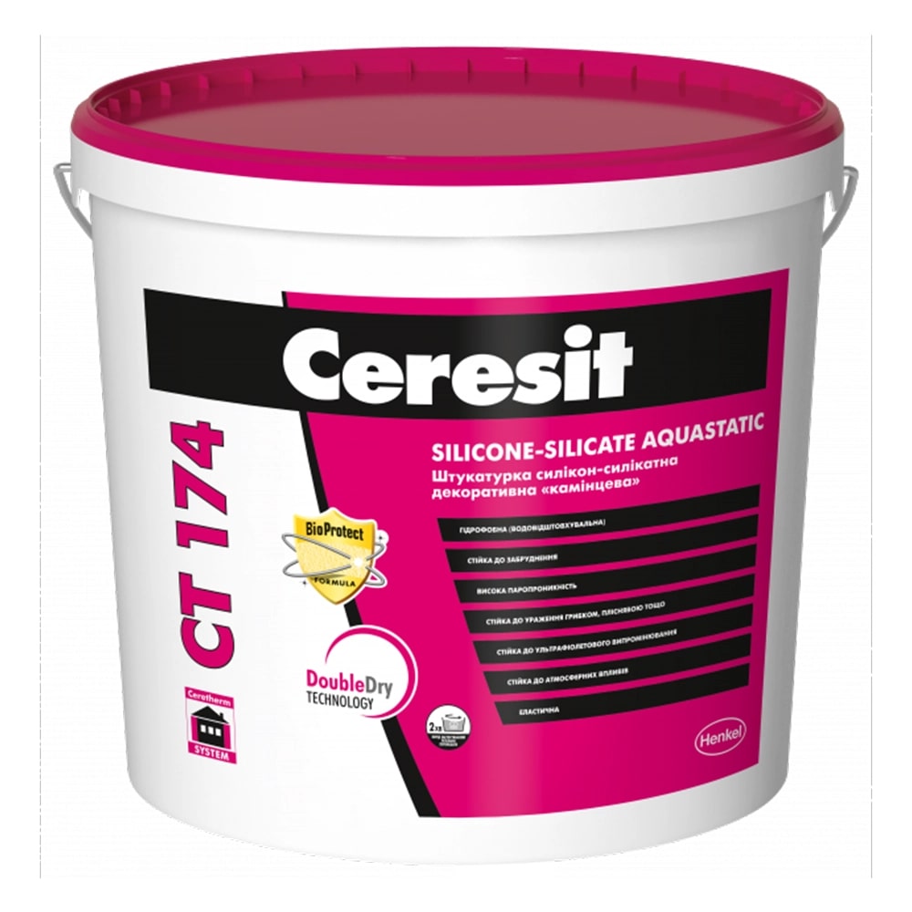 Ceresit CT 174 Штукатурка силікон-силікатна 25 кг