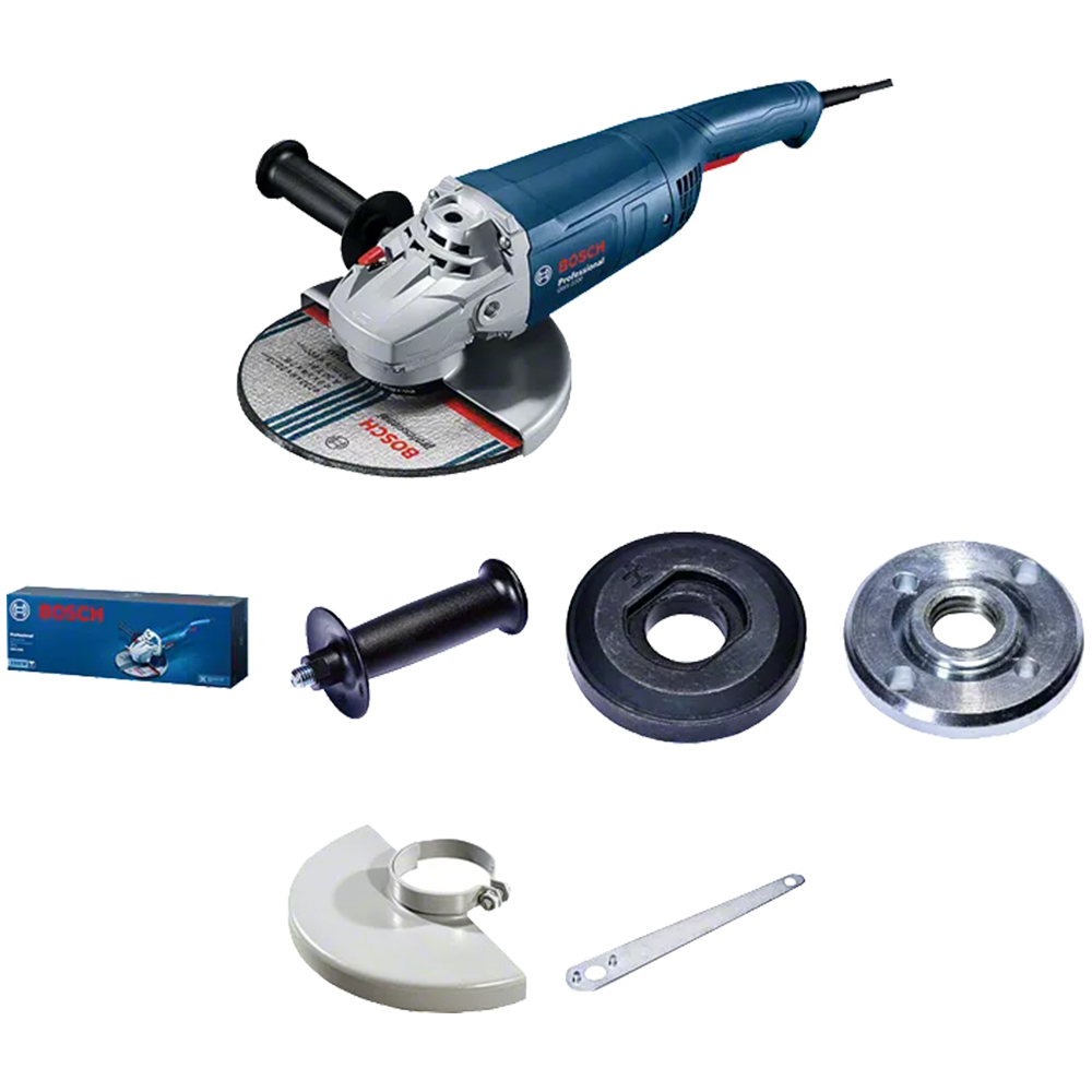 Кутова шліфмашина від 2 кВт Bosch GWS 2200 (230 круг)