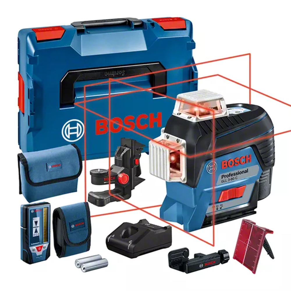 Лазерний нівелір Bosch GLL 3-80 C + LR 7