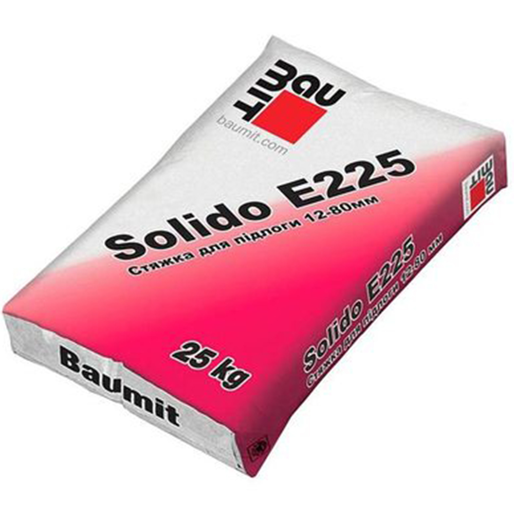 Baumit Solido E225 стяжка для підлоги (товщина від 12-80 мм), 25 кг