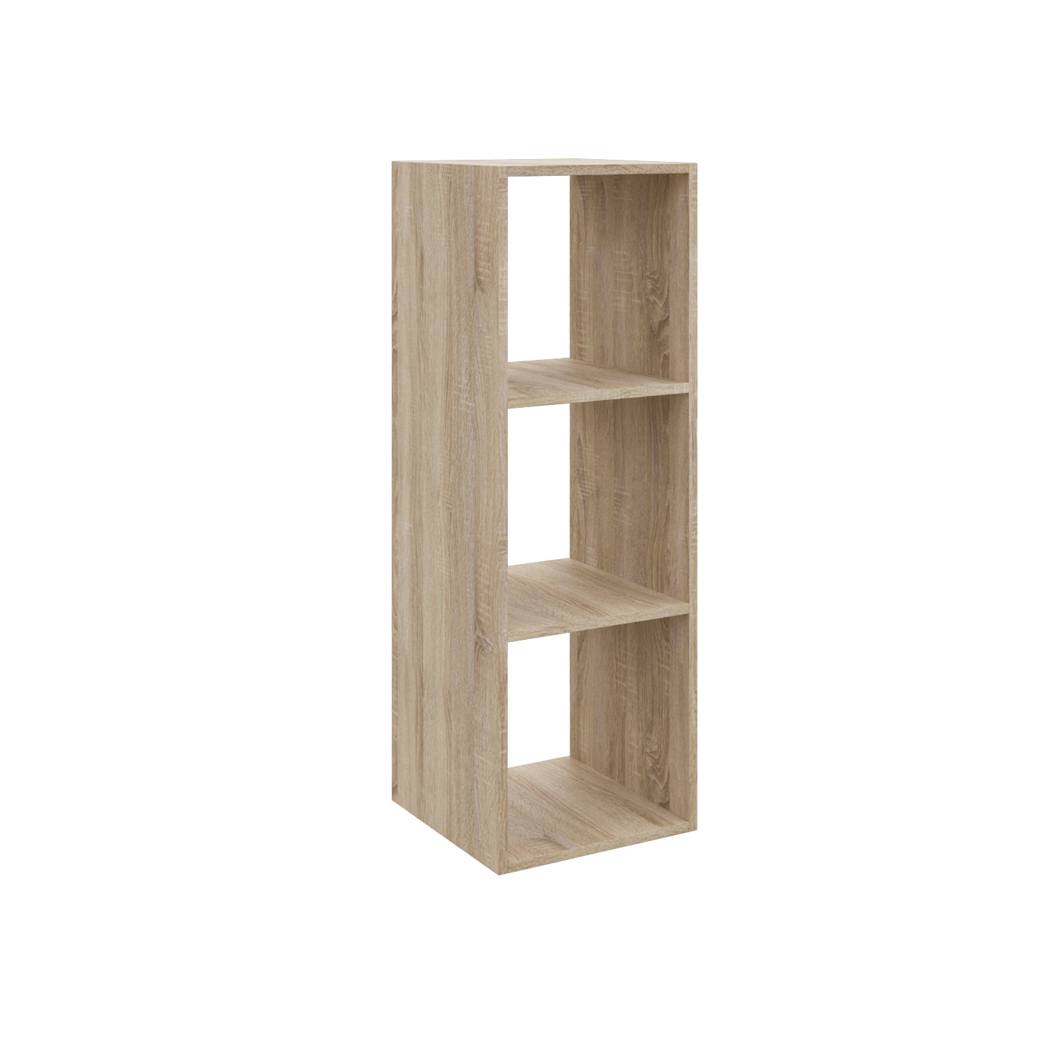 Стелаж настінно-підлоговий модульний MEBLIBUD KUB 3 секції